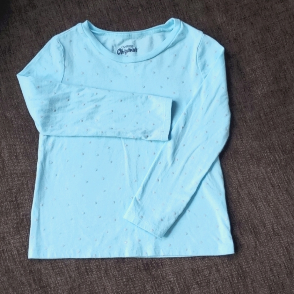 Girl's OshKosh Long-sleeved Sparkle Shirt
